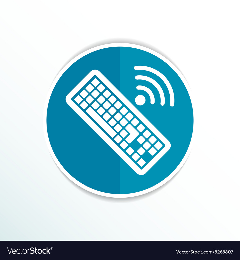 Computer keyboard key sign icon