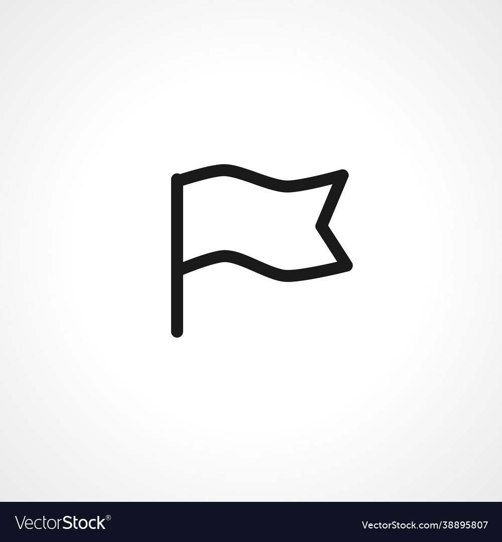 Flaq simple isolated web icon