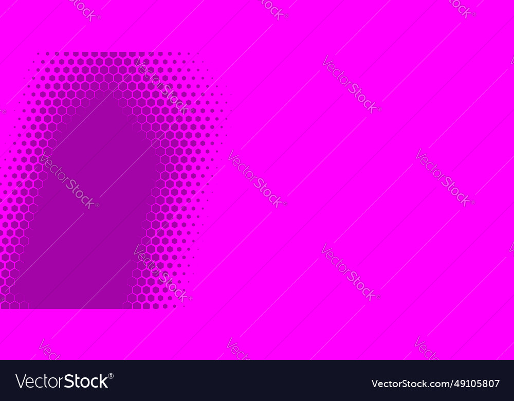 Geometric abstract hexagon two color background