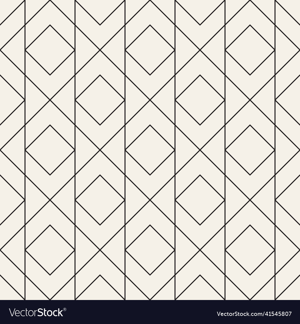 Seamless pattern repeating geometric elements vector image Seamless pattern repeating geometric elements