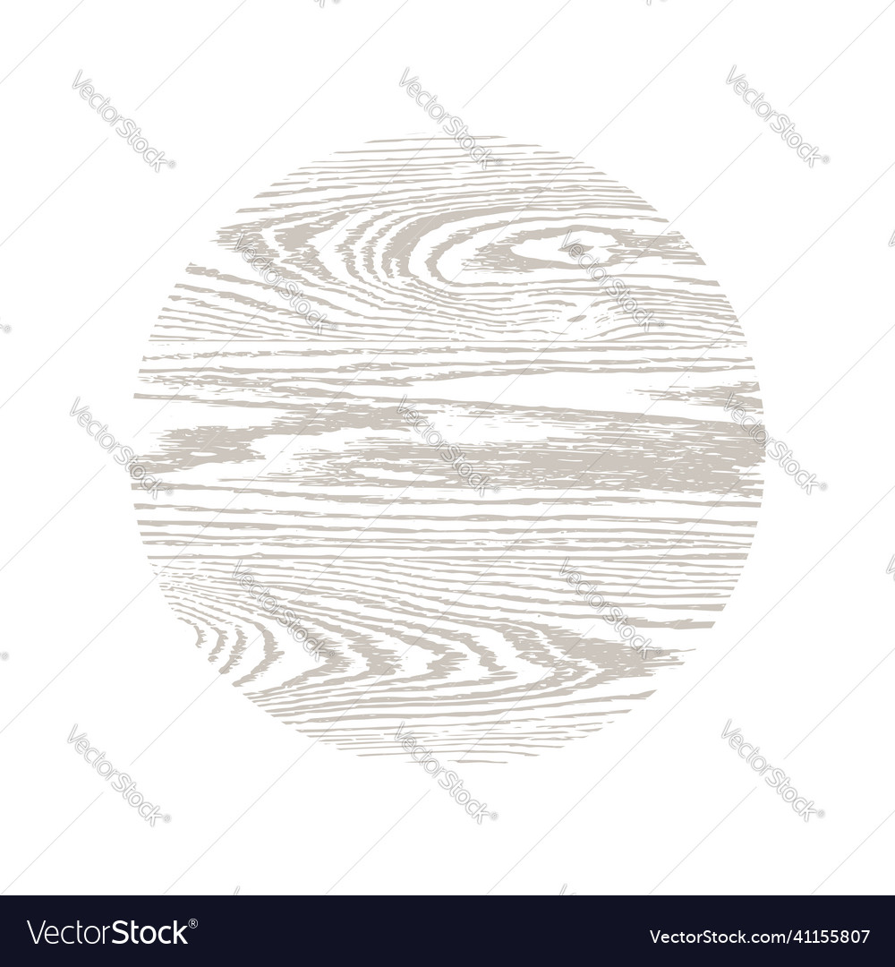 Wood circle Royalty Free Vector Image - VectorStock