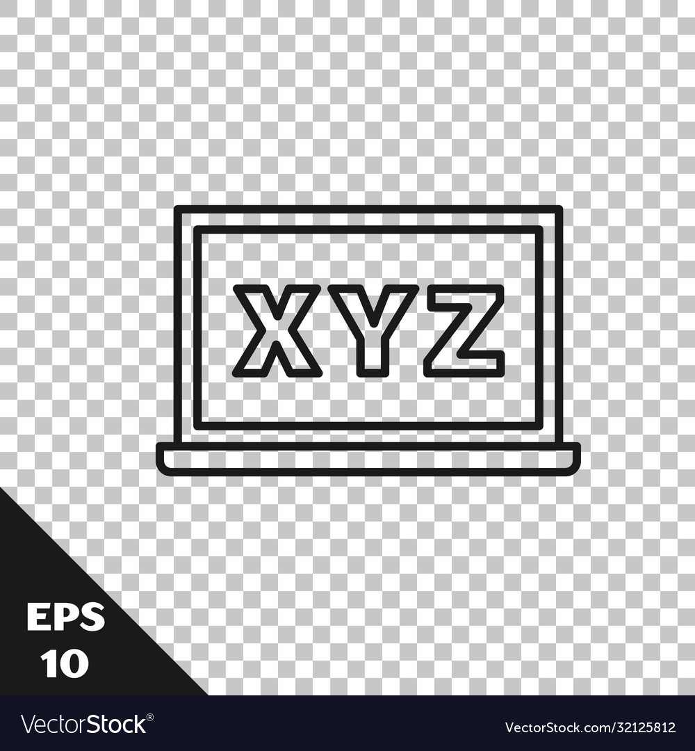 Black line xyz coordinate system on chalkboard vector image Black line xyz coordinate system on chalkboard