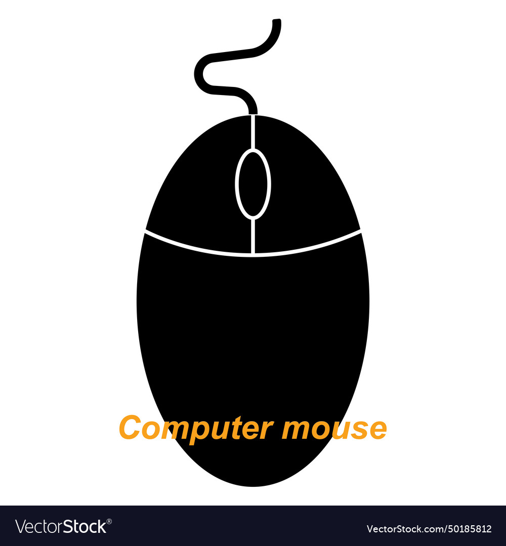 Computer mouse icon vector image Computer mouse icon