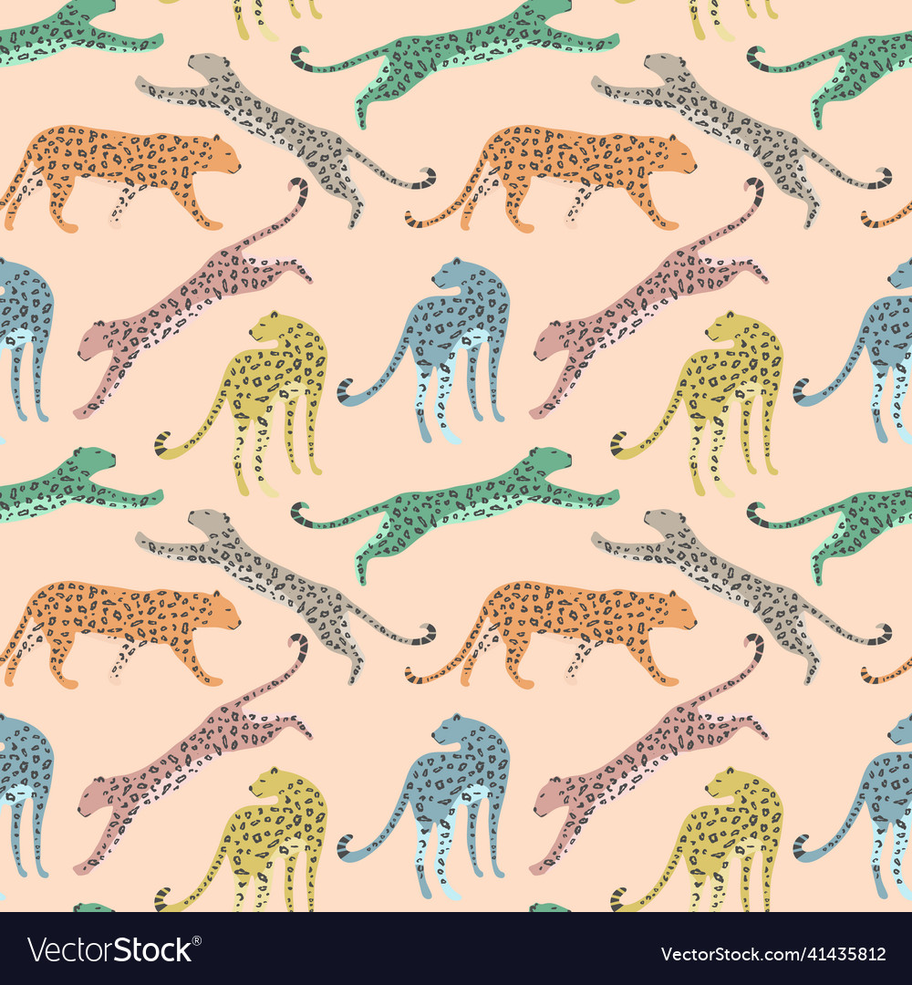 Leopard seamless pattern