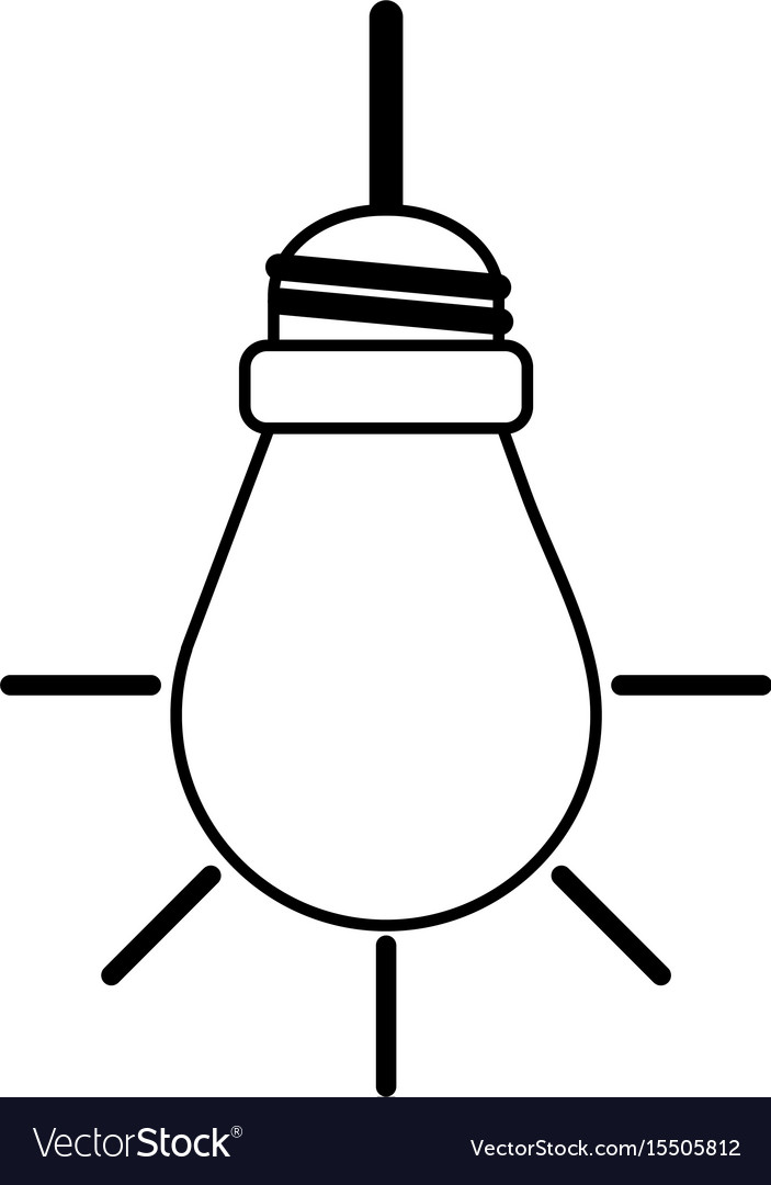 Regular lightbulb icon image