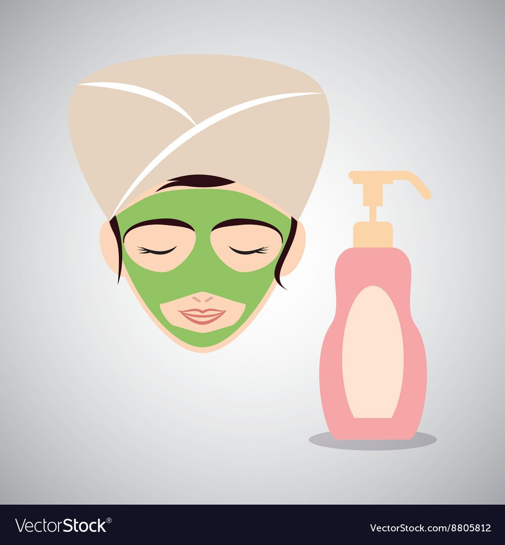 Spa center design health icon isolated
