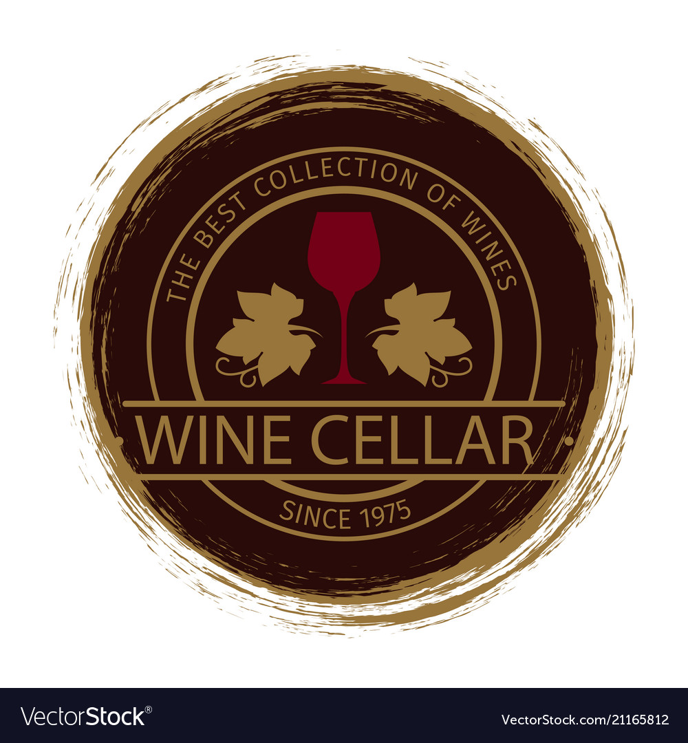 Vintage Wein Emblem