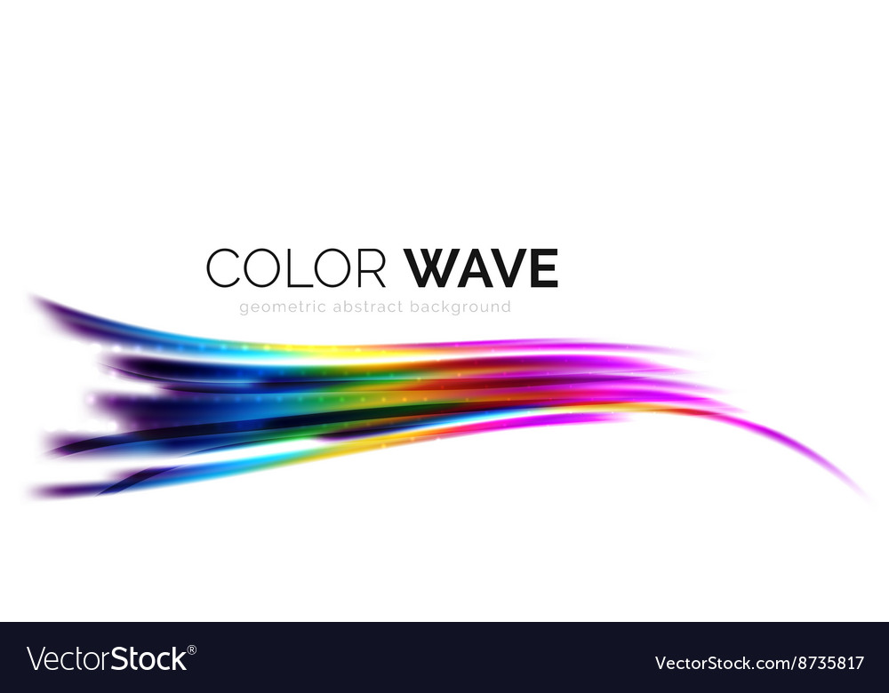 Abstract Color Wave Pattern