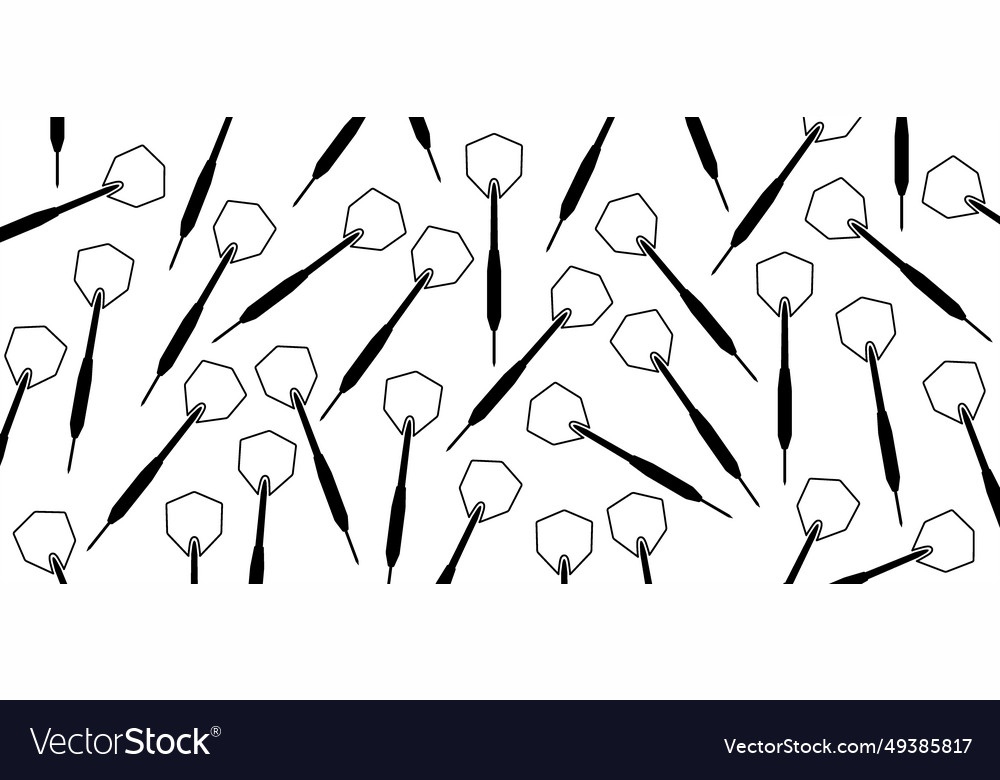 Dart arrows for board game Vector Image Dart arrows for board game