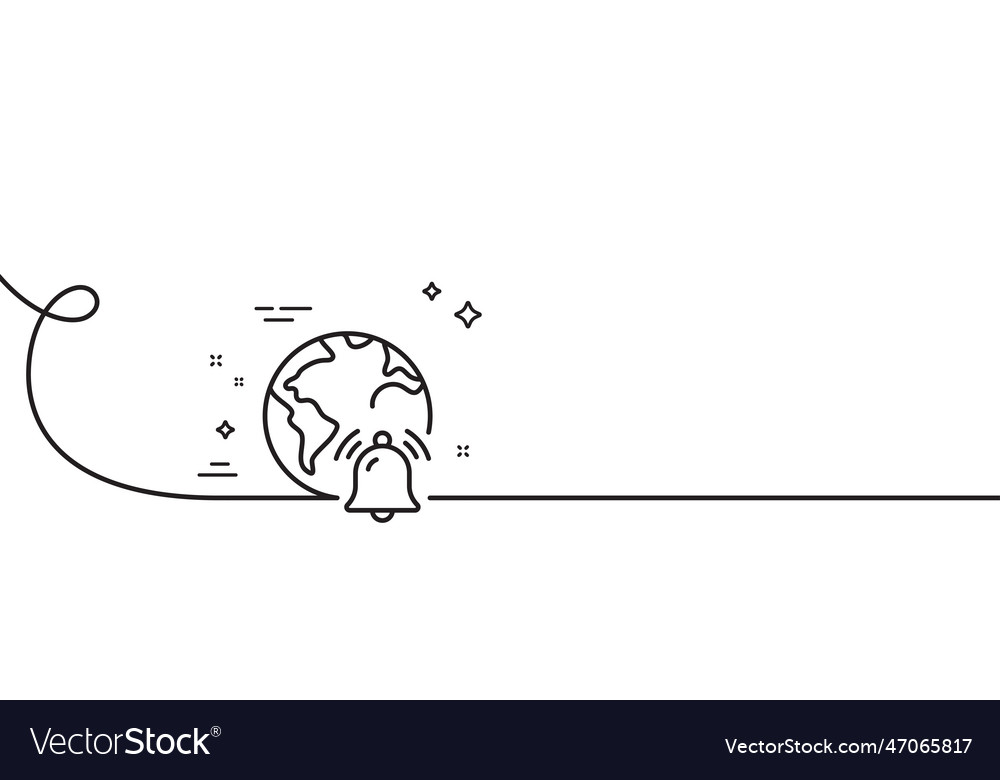 Internet notification line icon alarm reminder