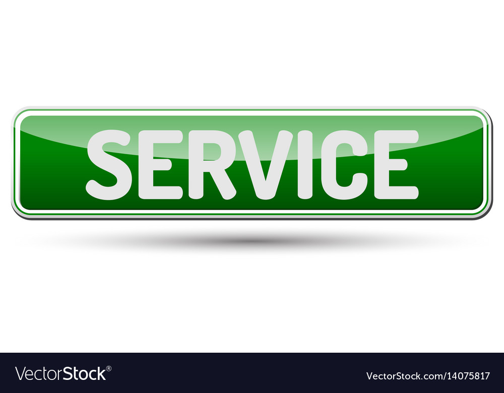 Service - abstract beautiful button with text