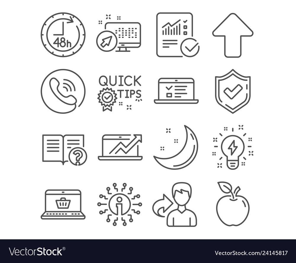 Set 48 hours inspiration and upload icons web Vector Image Set 48 hours inspiration and upload icons web
