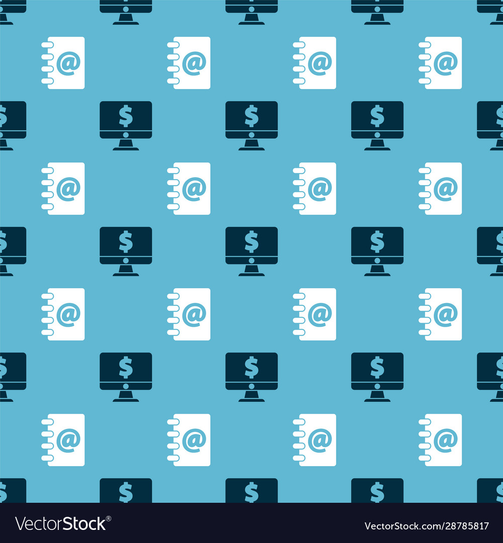Set computer monitor with dollar symbol vector image Set computer monitor with dollar symbol