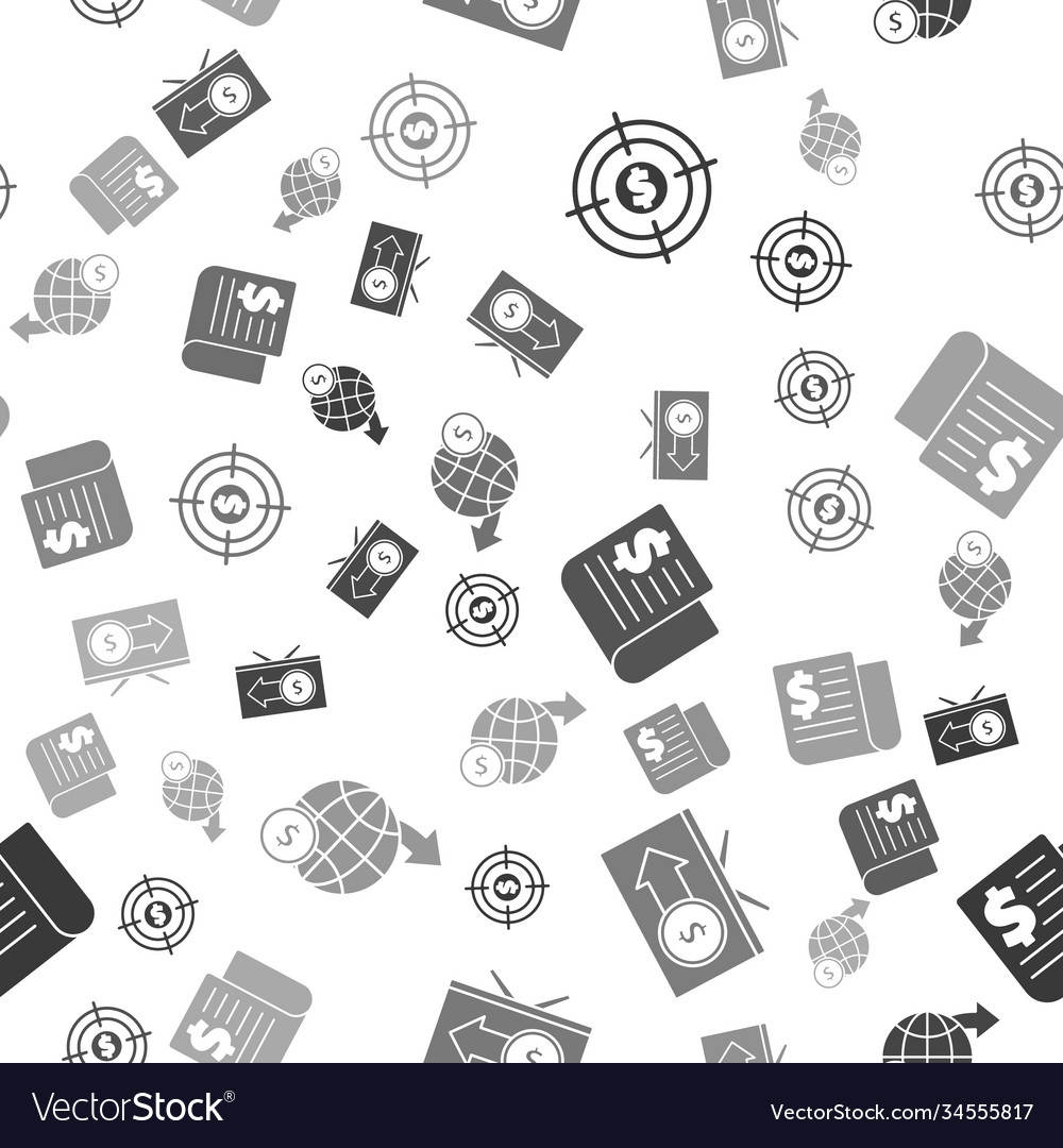 Set target with dollar monitor vector image Set target with dollar monitor