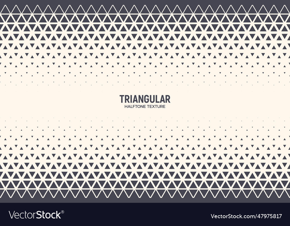Triangle shapes halftone texture abstract