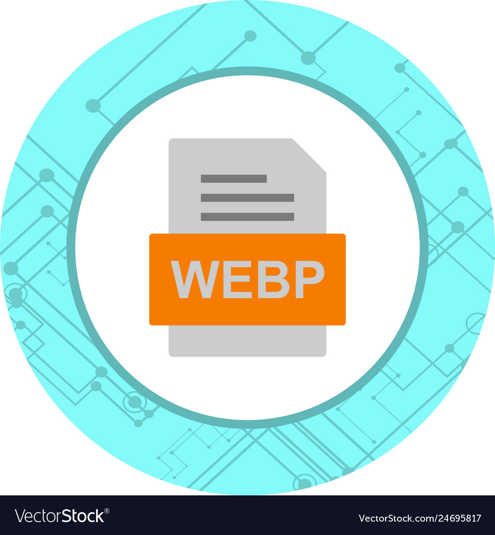 Webp file document icon