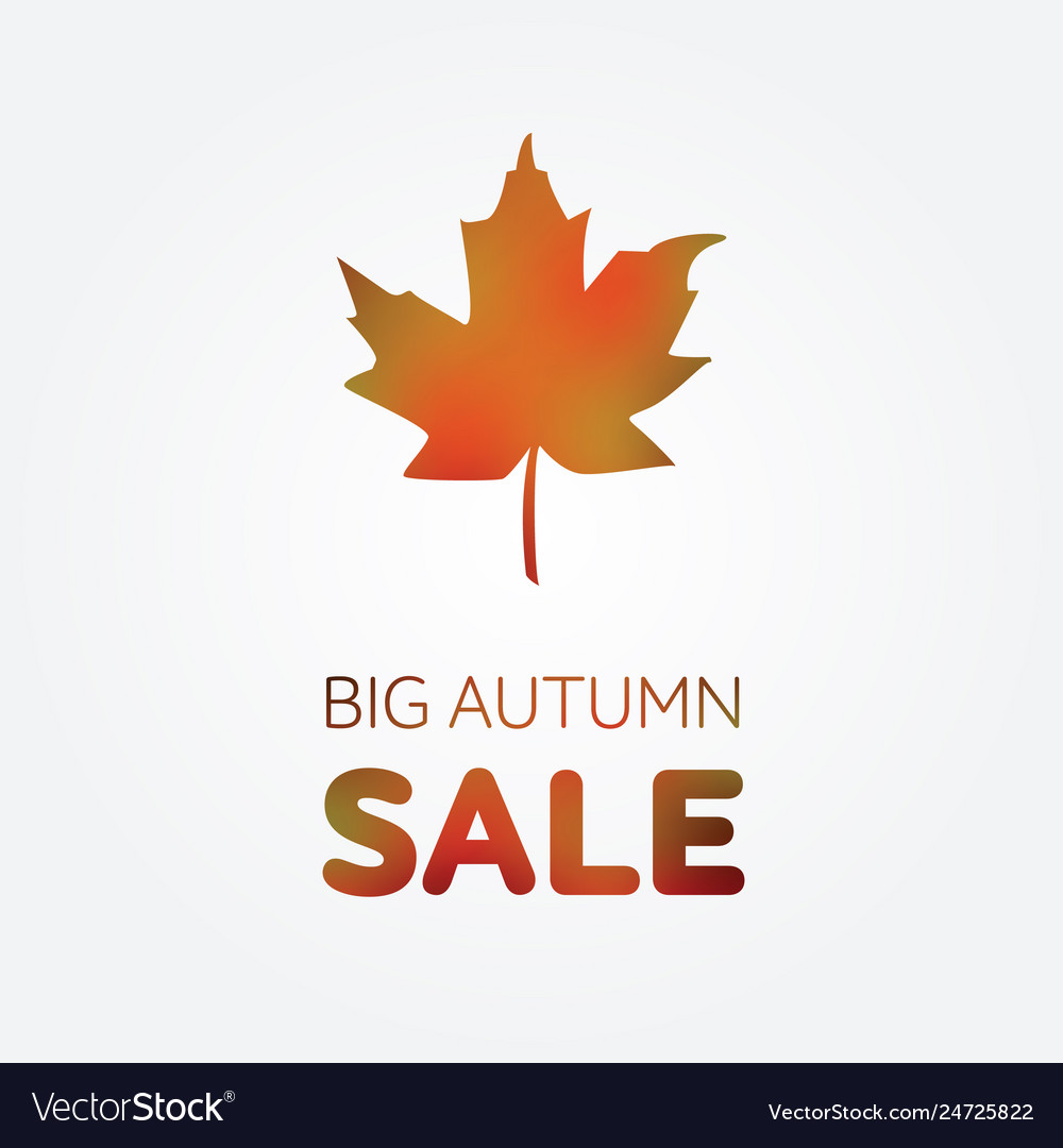 Autumn season greeting banner poster vector image Autumn season greeting banner poster