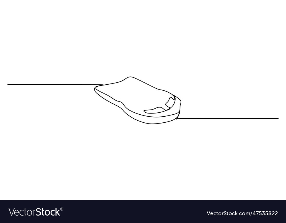 Continuous single one line of water slide