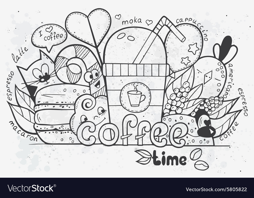Doodles drawn by hand
