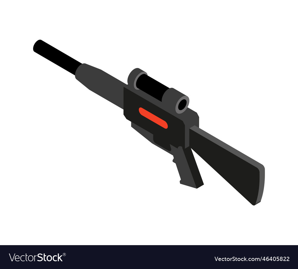 Laser tag gun game icon Royalty Free Vector Image