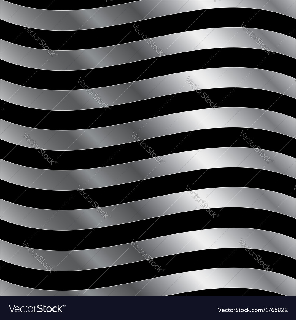 Metallic wave background Royalty Free Vector Image