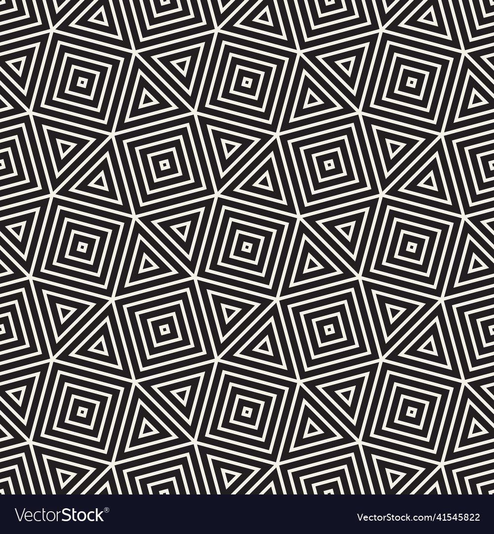 Seamless pattern repeating geometric elements vector image Seamless pattern repeating geometric elements