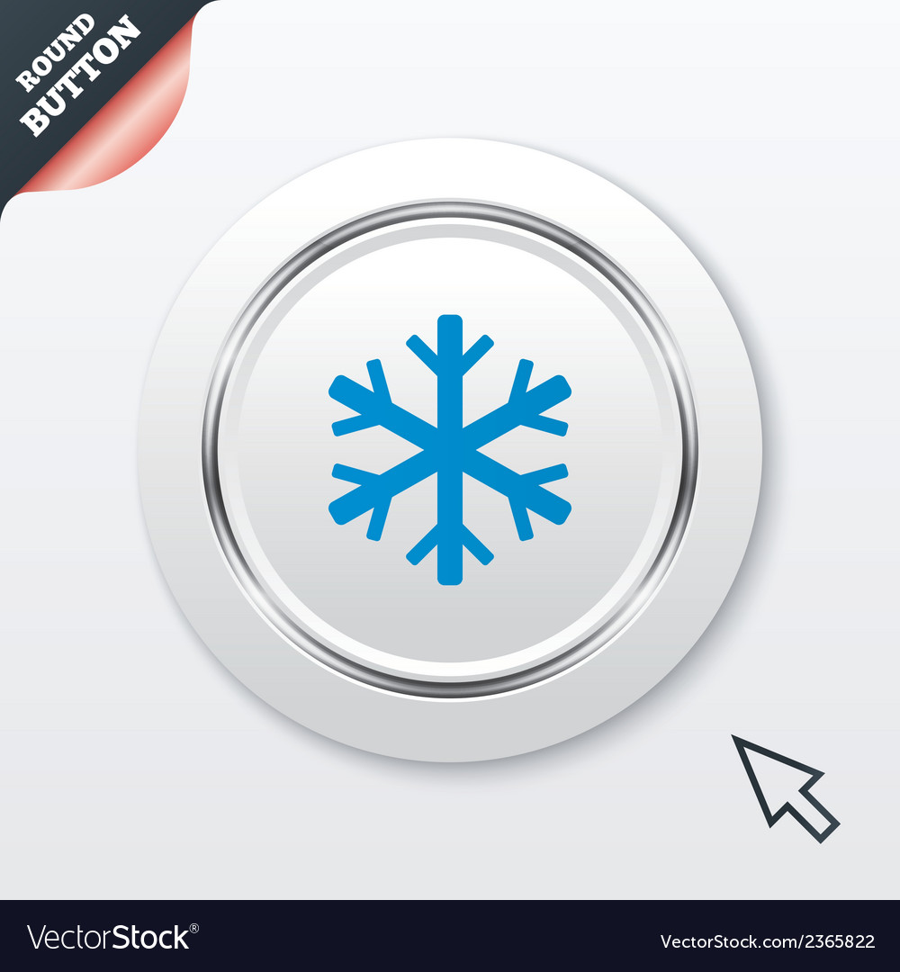 Snowflake Air Conditioning Button