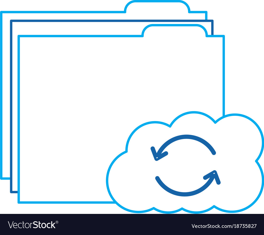 Cloud folder storage sharing system file