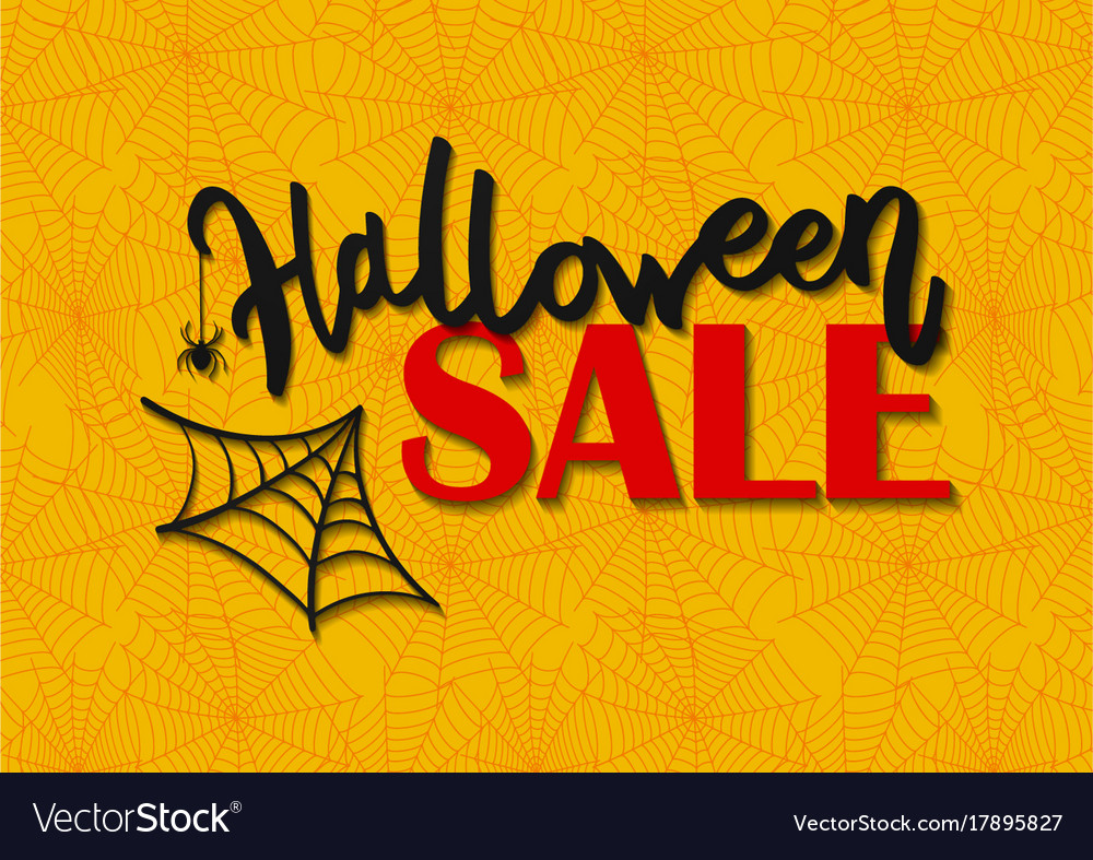 happy halloween message design background vector image