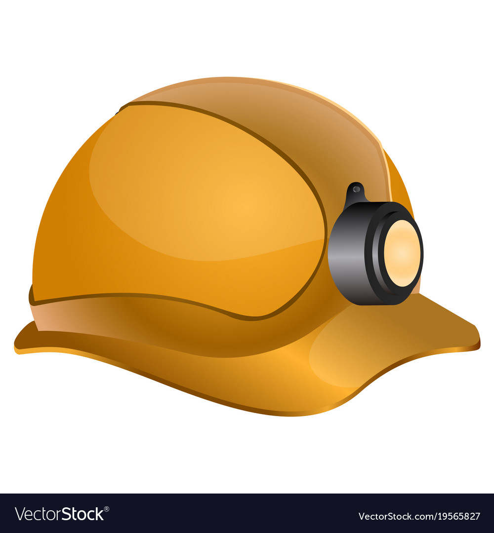 Isolated industrial helmet