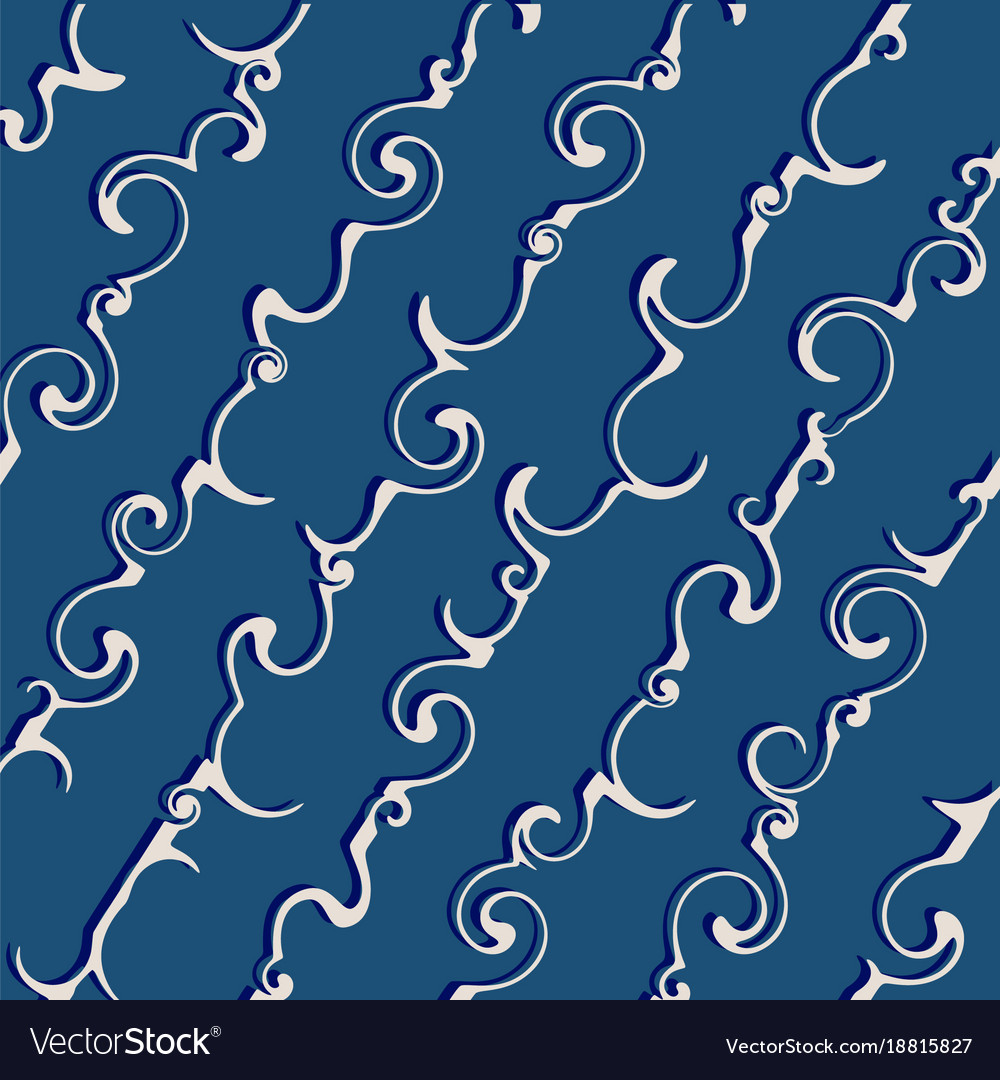 Ornament of lines and curls abstract background