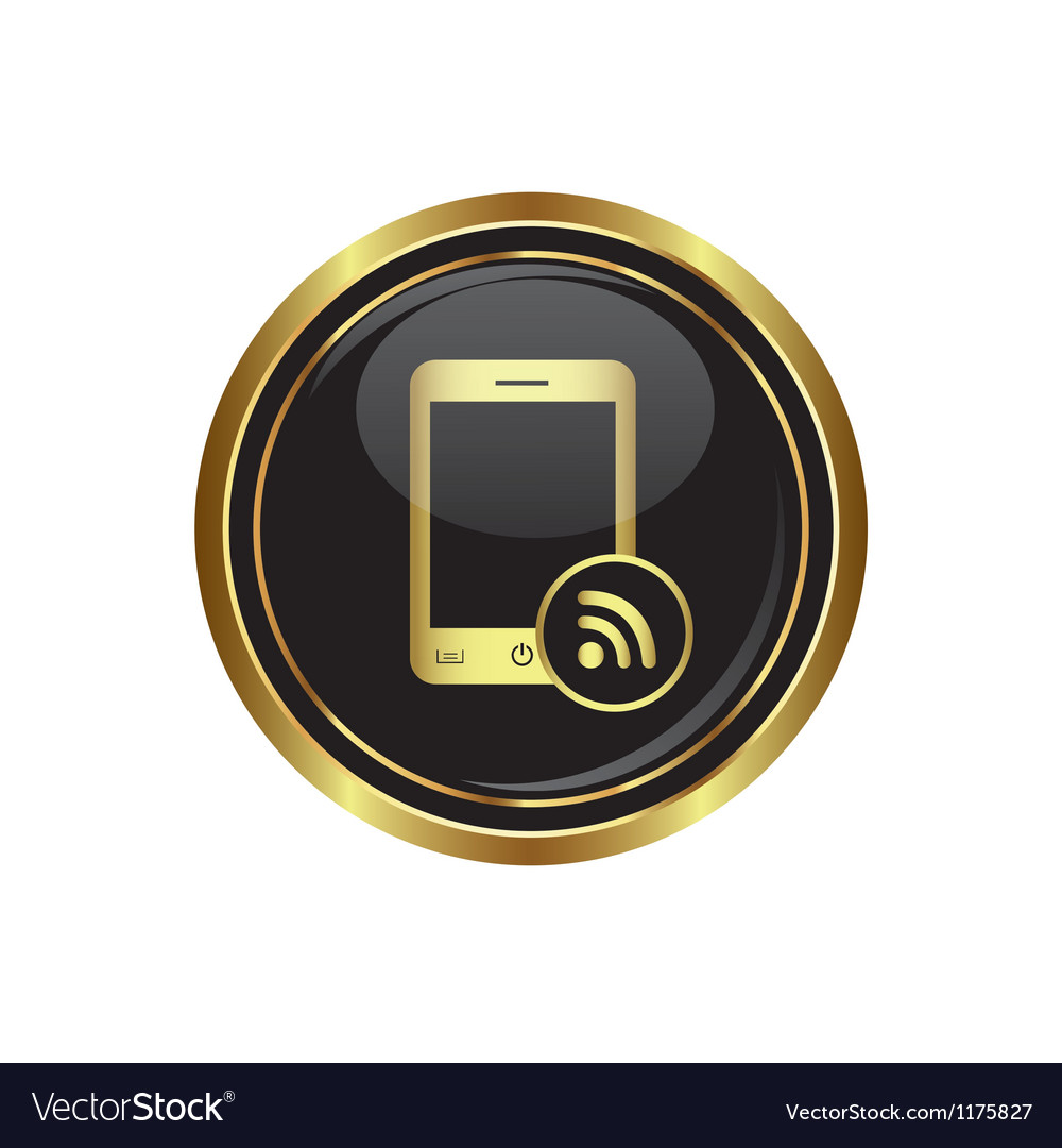 Phone with rss icon