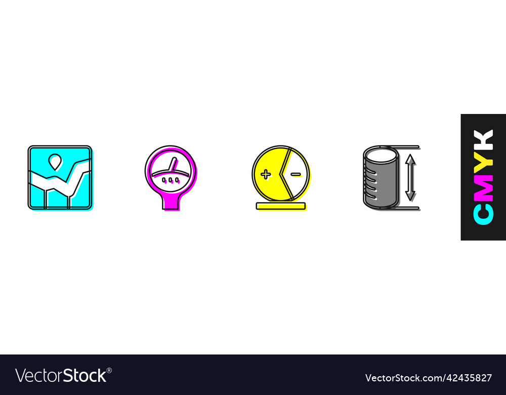 Set graph chart infographic gauge scale atom Vector Image Set graph chart infographic gauge scale atom