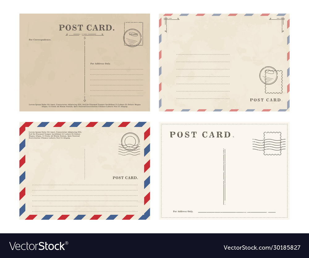 Vintage Postcard Set