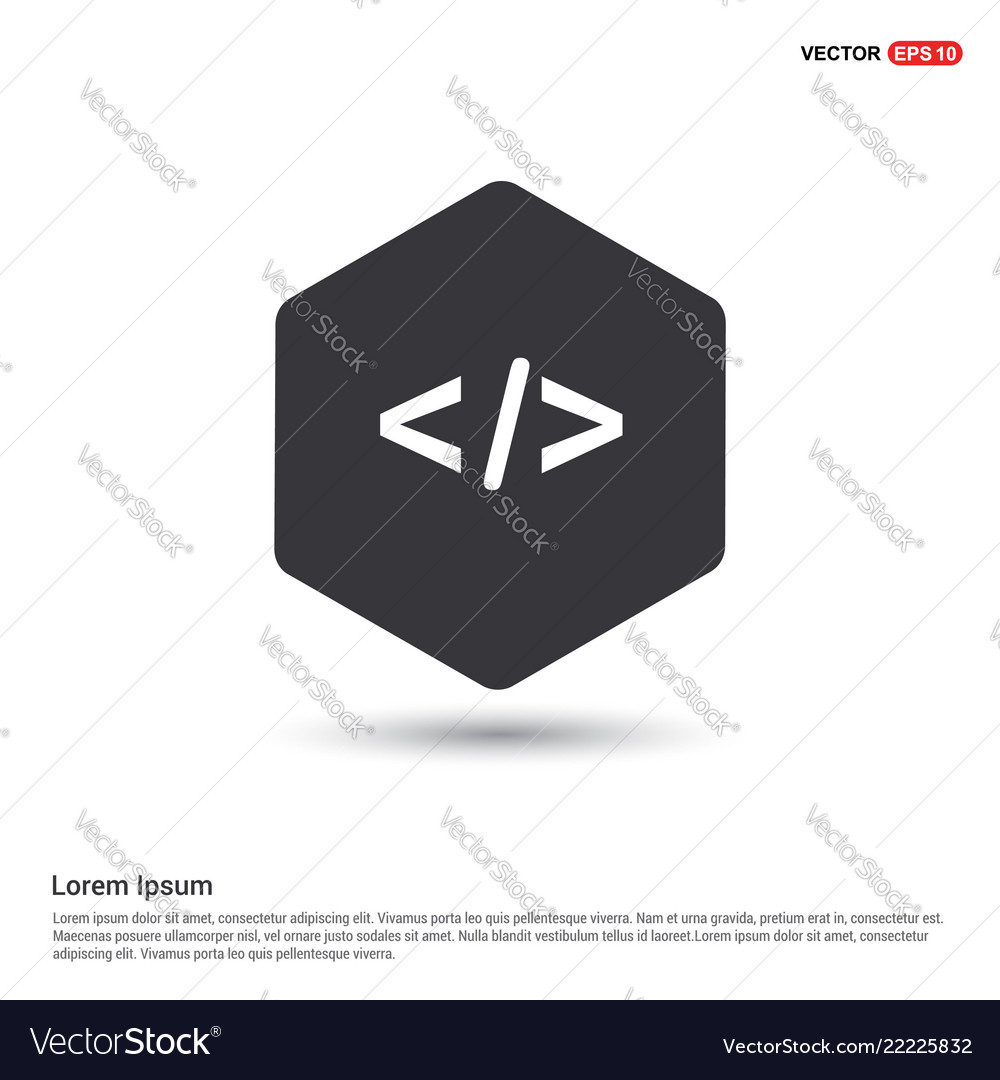 Code icon vector image Code icon
