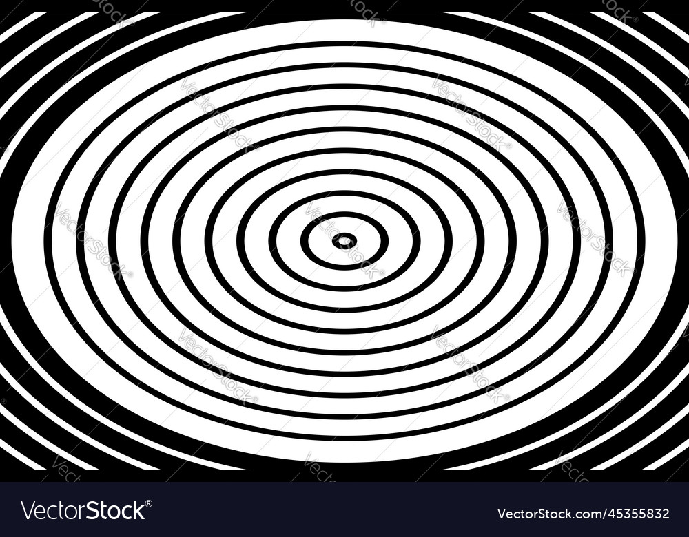 Concentric Oval Lines