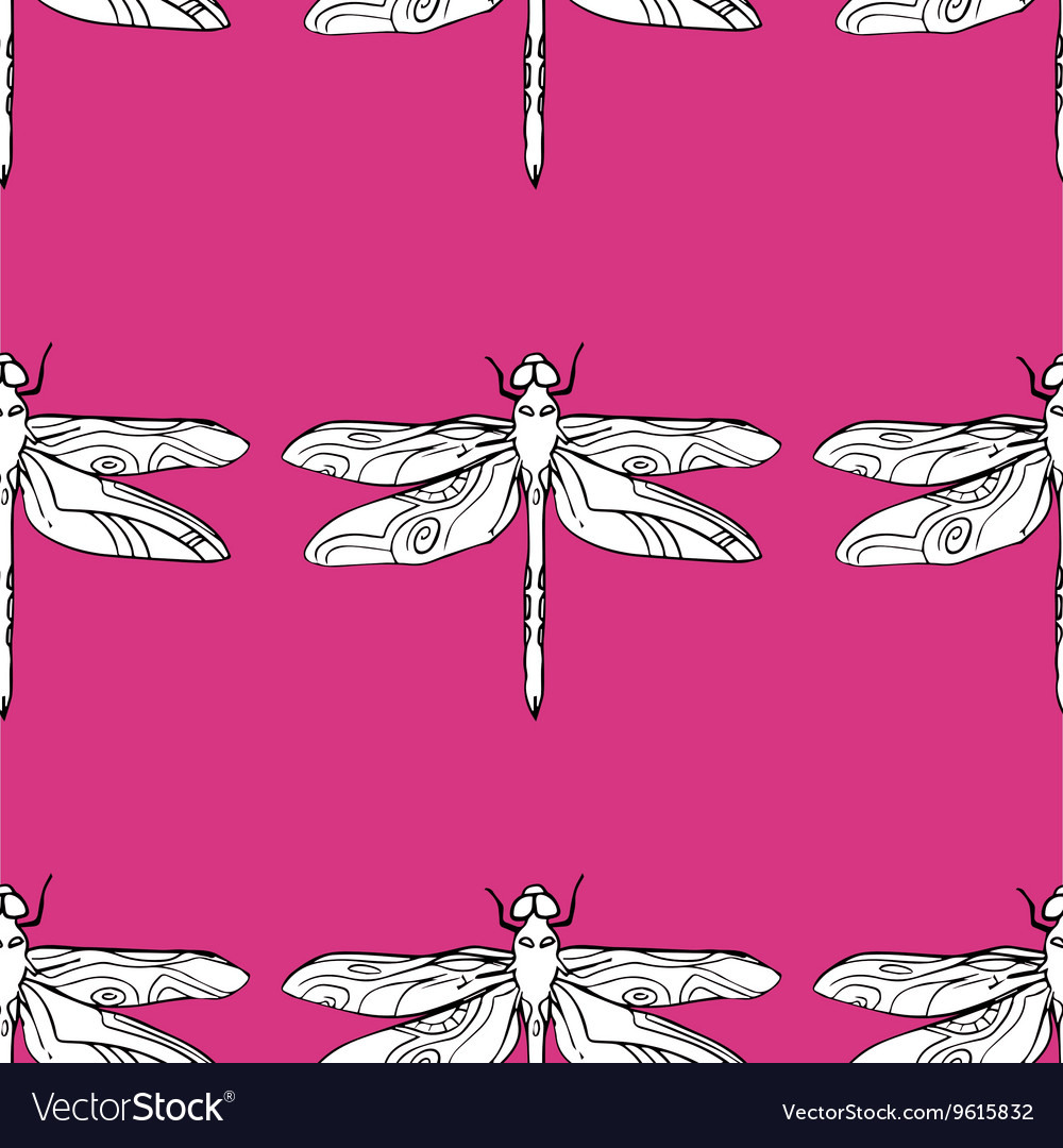 Dragonfly patterned background