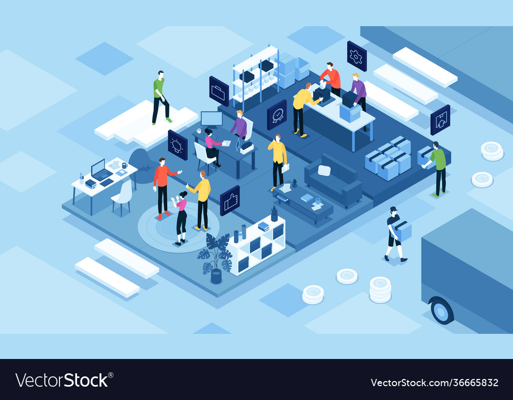 Isometric organizational