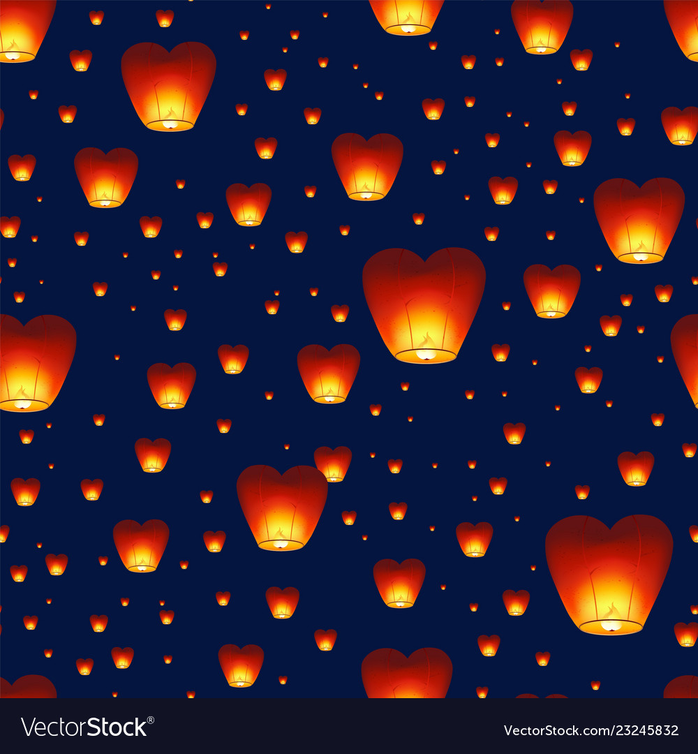 asian sky lanterns