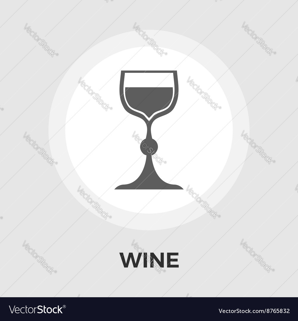 Wine flat icon