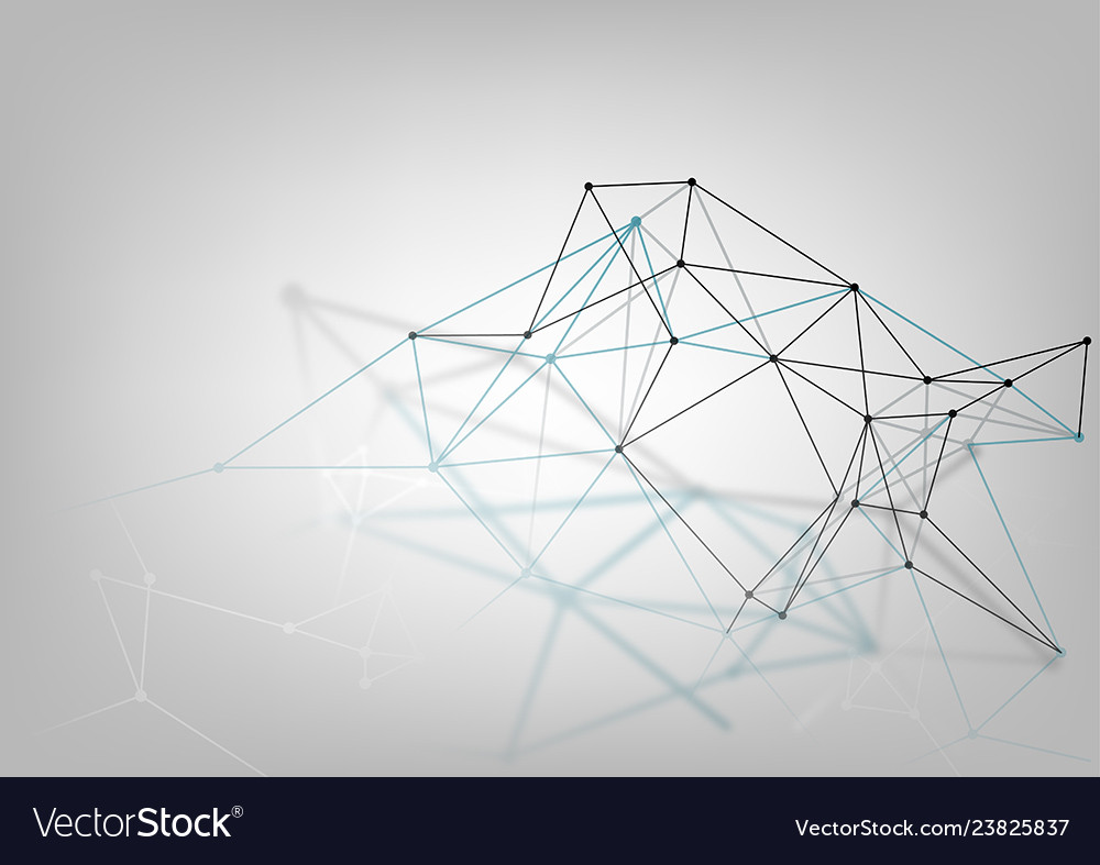 Abstract geometric 3d lattice background