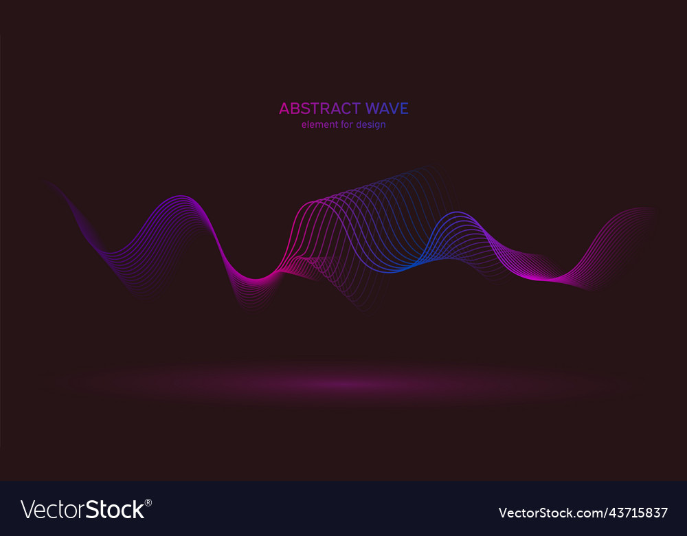 Abstract wave element background digital vector image Abstract wave element background digital