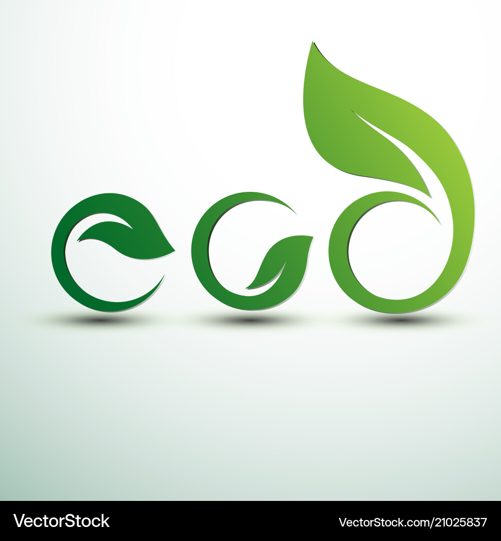 Eco Royalty Free Vector Image - VectorStock