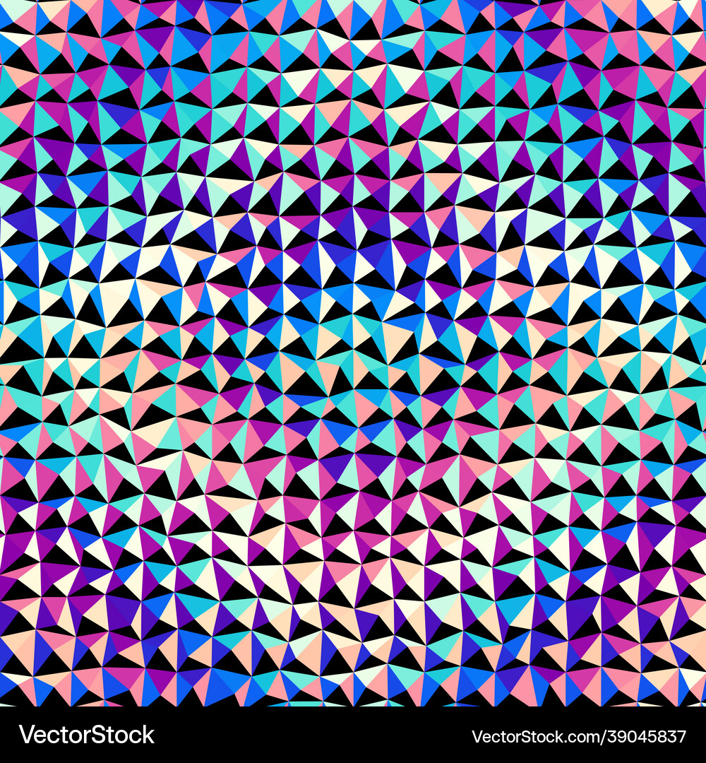 Geometric abstract pattern in low poly style Vector Image