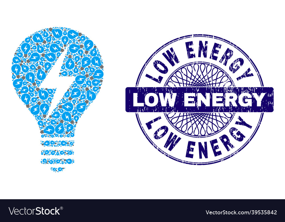 Electric bulb recursion mosaic vector image Electric bulb recursion mosaic