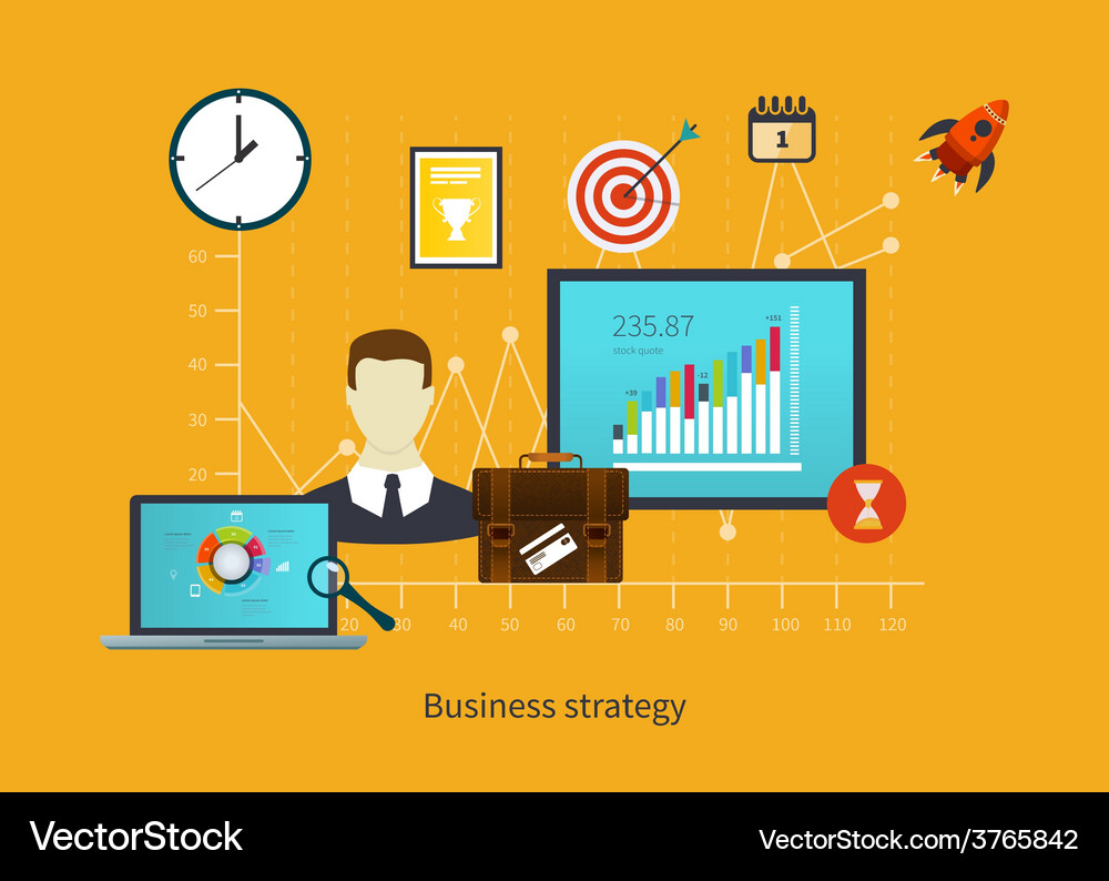 Flat design infographic Royalty Free Vector Image