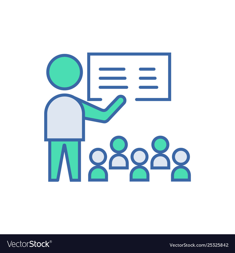 Presentation icon scheme and diagram symbol flat Vector Image Presentation icon scheme and diagram symbol flat