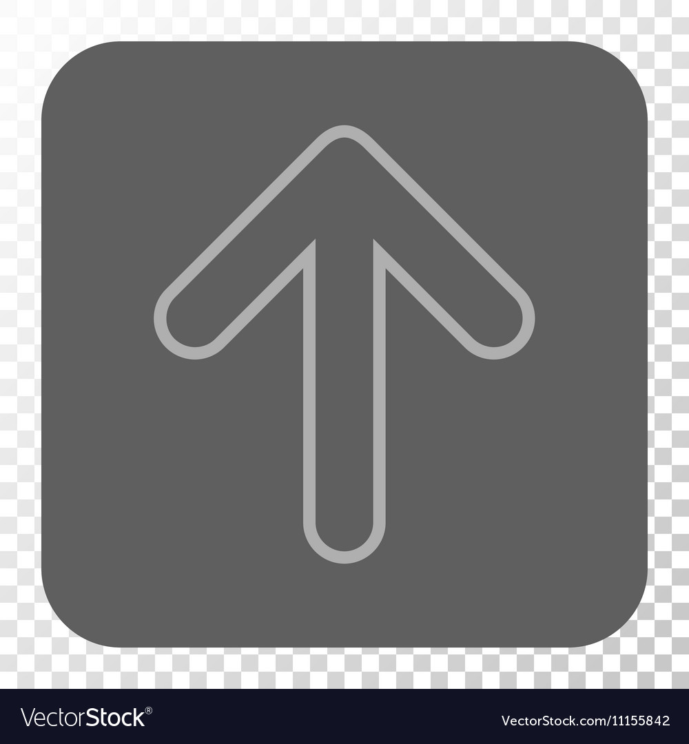 Rounded arrow up square button