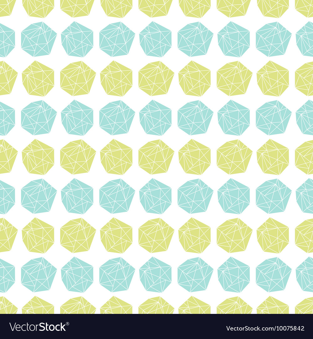 Seamless repeat pattern with polygonal shapes