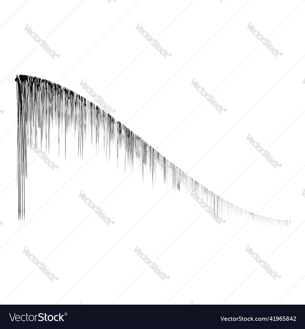 Sound music equalizer eq random lines chart graph vector image Sound music equalizer eq random lines chart graph